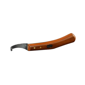 MFC Long Curved Blade Knife with Long Wood Handle